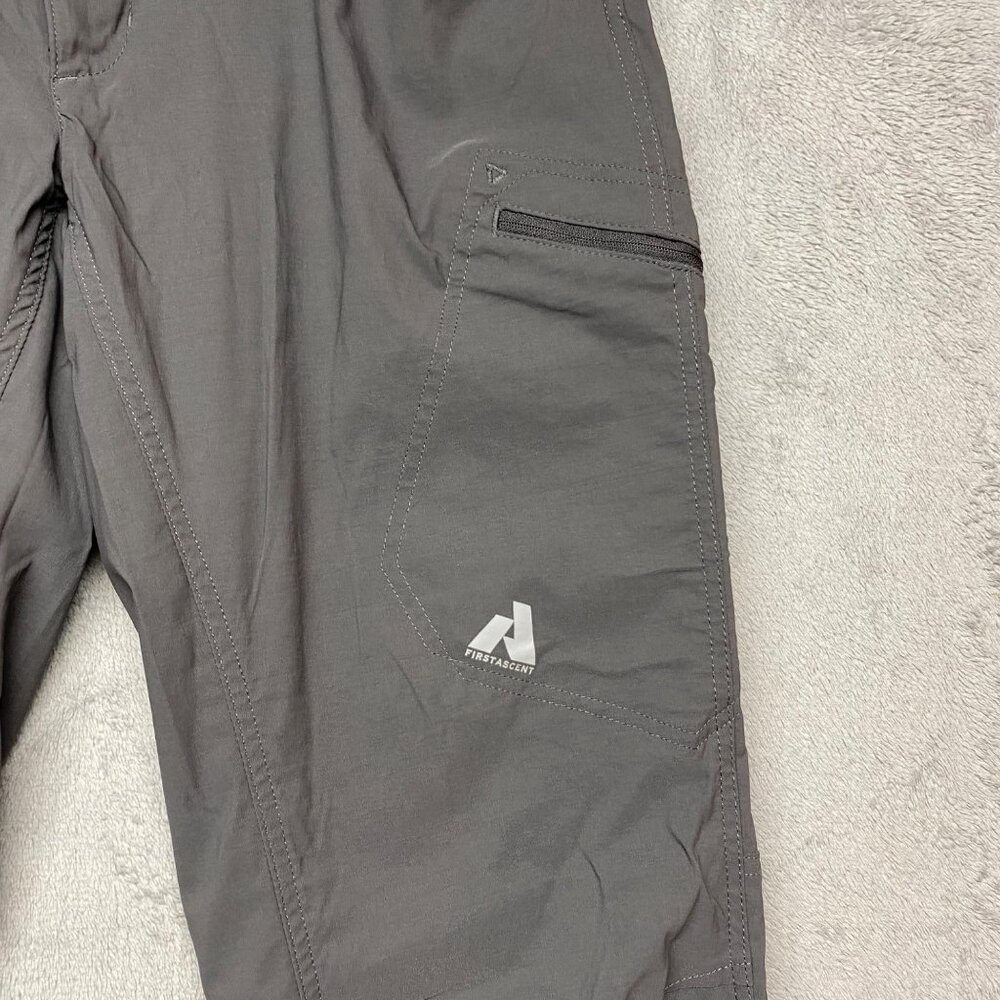 Eddie Bauer Mens First Ascent Trail Pants 34x32 Gray Nylon/Spandex Outdoor Hike - Picture 6 of 7